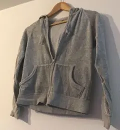 【美品】無印良品　長袖パーカー グレー