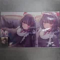 α2 ホロライブ メイド服&ハート 常闇トワ スリーブ&プレイマット α2 ホロライブ メイド服&ハート 常闇トワ スリーブ&プレイマット