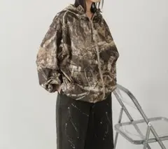 WHIMSIC KASTANE リバーシブルメッシュジップパーカー