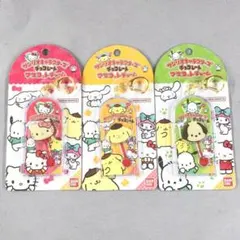 チョコレート マスコットチャーム ハローキティ ポムポムプリン ポチャッコ 3種