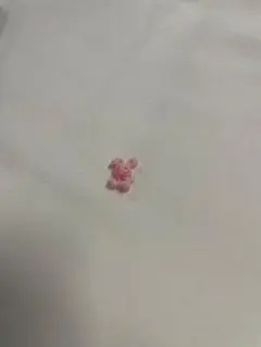 ピンクのウサギのあみぐるみ用パーツ