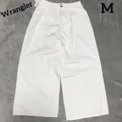 新品 Wrangler ラングラー デニム ワイドパンツ バギー 白 Mのサムネイル