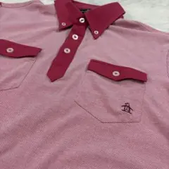 Munsingwear ポロシャツ ピンク ボタンダウン 半袖のサムネイル