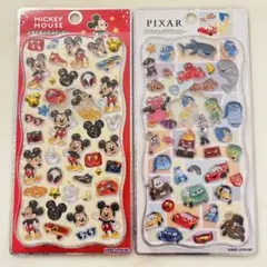 ミッキーマウス　ピクサー　プチドロップステッカー　ミッキー　PIXAR
