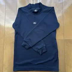 Mizuno ハイネックアンダーシャツ 140 ネイビー　野球