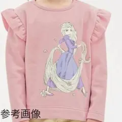 gu ラプンツェル　トレーナー 110 スウェット　ピンク　ユニクロ　ディズニーのサムネイル