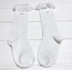 キッズ　ソックス　靴下　発表会　入園式卒園式入学式フォーマルレース約17cm