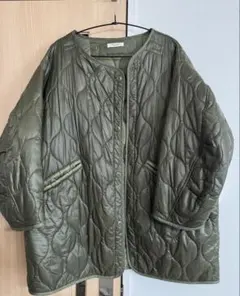 【美品】【即購入可】FREAK'S STORE キルティングコート　カーキ