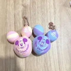 ディズニーリゾート限定！40周年　ミッキーバルーン　バッグチャーム　ポーチ