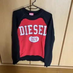 DIESEL トレーナー 赤黒