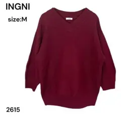 イング　INGNI ニット　セーター　トップス　長袖　Ｍ　ゆったり　おしゃれ　冬