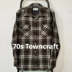 タウンクラフト towncraft 60s オープンカラー シャツ usa - メルカリ