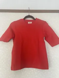 IENA イエナ　赤色 五分袖 トップス　綿100%のサムネイル