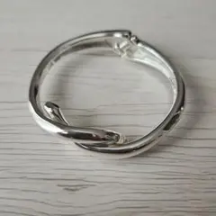 つ*ぶ様 eteSILVERバングル925刻印シルバー ブレスレット - メルカリ