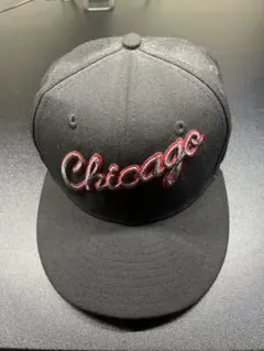 new era 59fifty シカゴ　ブルズ　キャップ ブラック　7 1/8のサムネイル