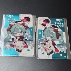 初音ミク チロルミク オリジナルクリアカード　2枚