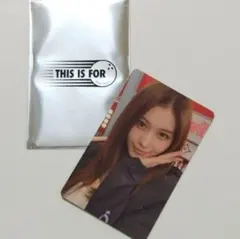 TWICE サナ トレカ 1万円 特典 THIS IS FOR