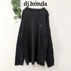 【dj honda】 メンズ 長袖カットソー ブラック (L) 古着のサムネイル