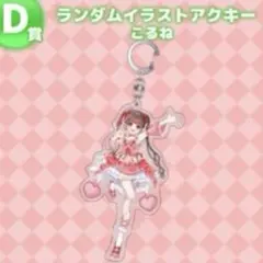 のんふぃく！くじ こるね C ランダム顔だけアクリルキーホルダー
