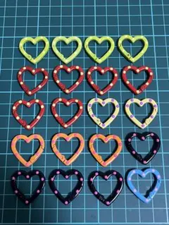 ハートカラビナ　20個