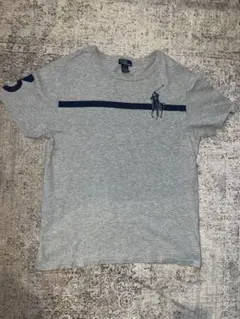 グレー ストライプ Tシャツ