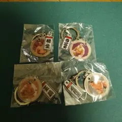 ダブルチャーム4点セット　王鵬　尊富士　明生　若隆景　大相撲　相撲ガチャ