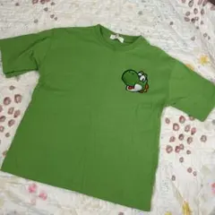 ヨッシー　マリオ　しまむら　刺繍　Tシャツ　ユニバ　130 140
