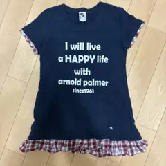 アーノルドパーマー Tシャツ s 紺色のサムネイル