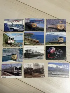 JR東日本/西日本 使用済オレンジカード 12枚セットのサムネイル