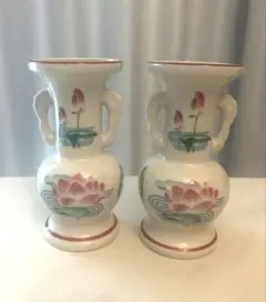 希少】椰子の木のある風景文 ⭐︎オールドノリタケ / ソルト&ペッパー