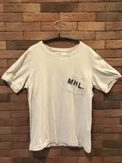 MHL. ポケット付き半袖Tシャツ　サイズS 日本製　綿100%のサムネイル