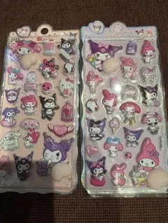 ぷくぷくシール　おしりシール　キャラクターシールセット 2枚入り