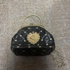黒い ベルベットパーティーバッグ ビンテージ 風 ショルダーバッグ