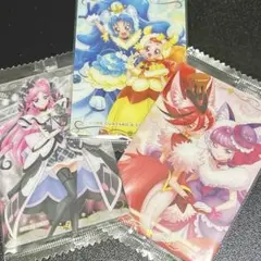 プリキュア ウエハース カード3枚セット