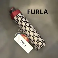 FURLA フルラ　晴雨兼用　折り畳み傘　ロゴ　モノグラム柄　日傘　雨傘のサムネイル