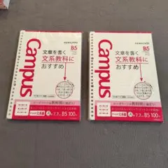 KOKUYO Campus ルーズリーフ 文系教科用 B5 100枚 2冊のサムネイル