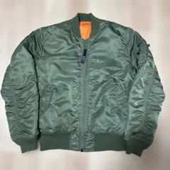 ALPHA MA-1 カーキ　セージグリーン　中綿