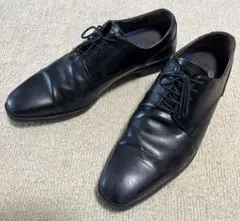 か*ん様 HAWKINS 黒レザービジネスシューズ 防水・防滑プレーン ワイド2