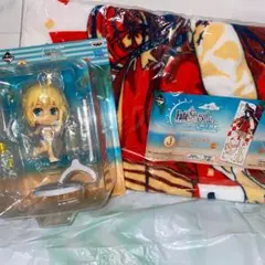 fgo 一番くじ きゅんキャラ アーチャー/アルトリア&ビジュアルタオル　のぶ