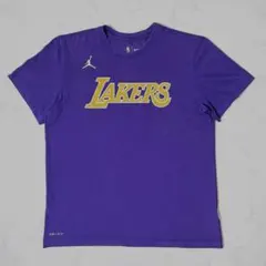 NIKE Jordan NBA LAKERS Tシャツ パープル　レイカーズ　紫