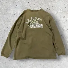 デ*ド様 90's STUSSY ロゴプリント ヴィンテージ Lサイズ オリーブ