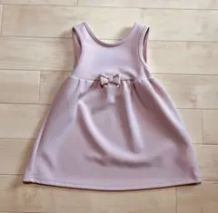 ベビー キッズ ドレス ワンピース ピンク リボン フォーマル　95 入園　結婚