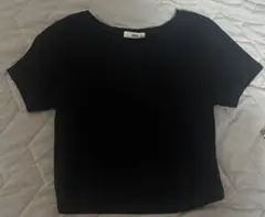 WEGO クロップド丈 Tシャツ ブラックのサムネイル