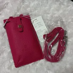 D.KELLY★新品★スマホケース＆ミニポシェット／ローズ