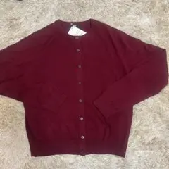 ユニクロ　エクストラファインメリノウール　クルーネックカーディガン