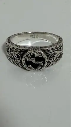 新品】GUCCI グッチ リング インターロッキングG アラベスク 15号