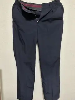 フレッドペリー ネイビー スラックス パンツ