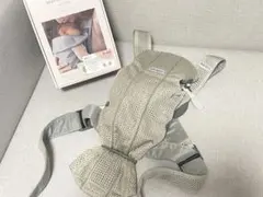 【美品】【日本正規品保証付】 ベビーキャリア MINI Air グレーベージュ