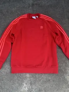 ☆新品未使用 adidas スウェット トレーナー 赤