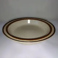 HOYA STONEWARE プレート 深皿 昭和レトロ　1枚　ヴィンテージのサムネイル